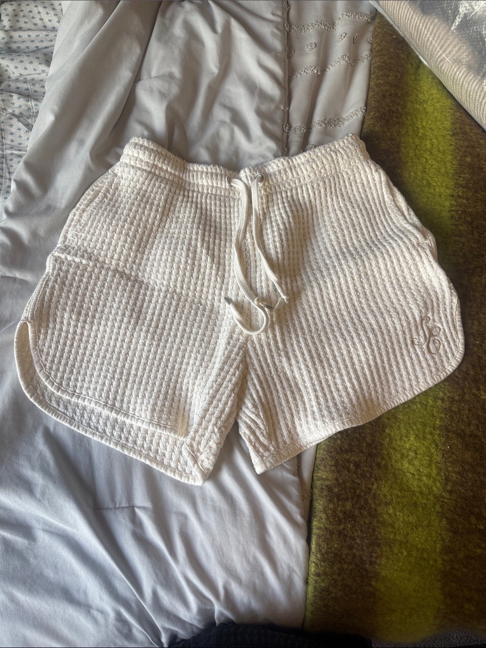 Urban Outfitters Waffle-Knit Drawstring Shorts